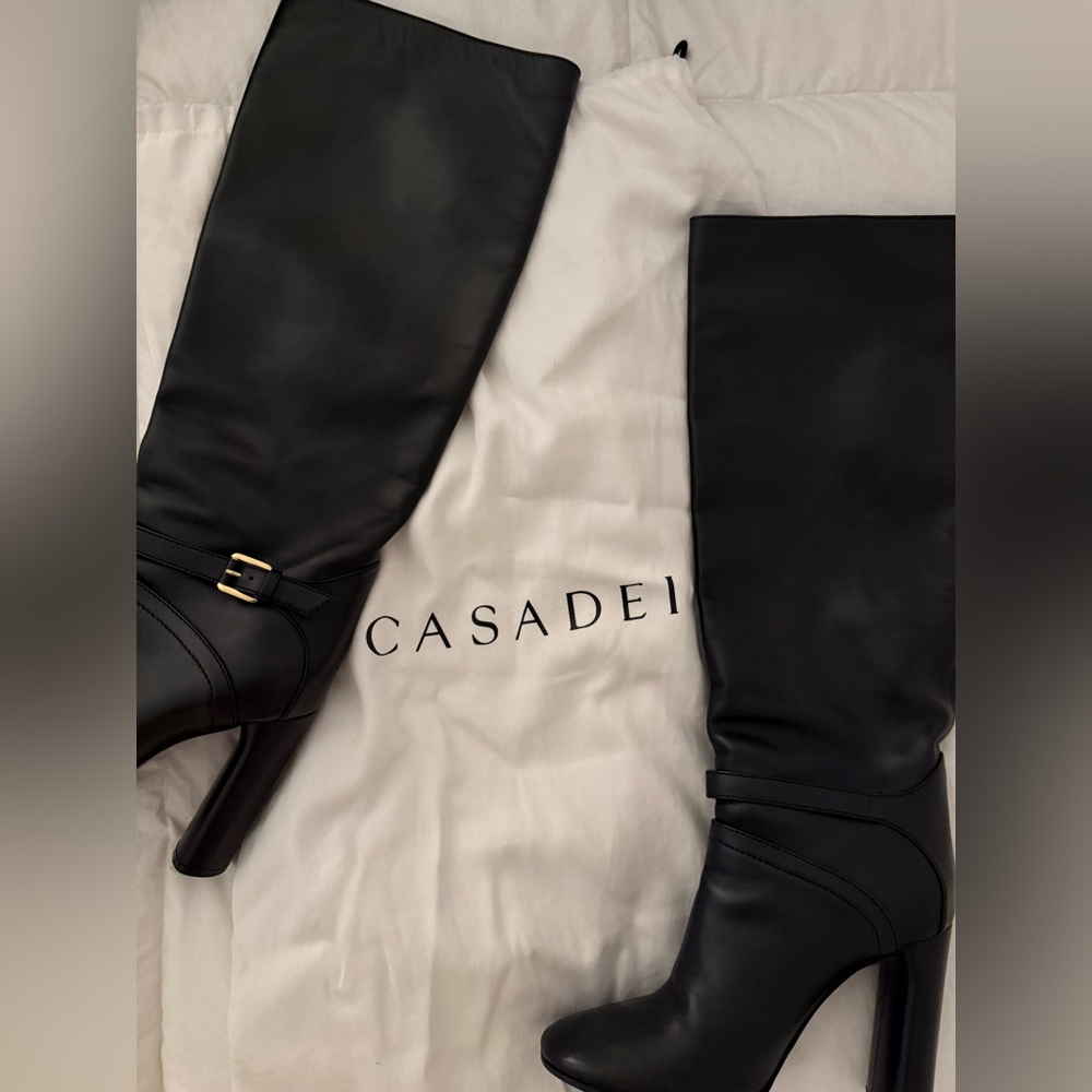 Casadei Kate 110 Buckled Boots